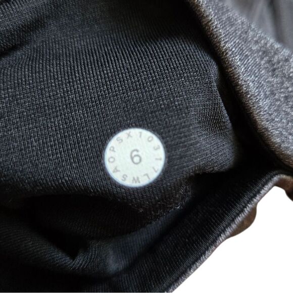 Lululemon Train Times 7/8 Pant 25" - Heathered Black - Picture 10 of 10